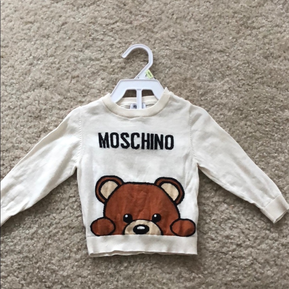 Cashmere Moschino teddy bear sweater